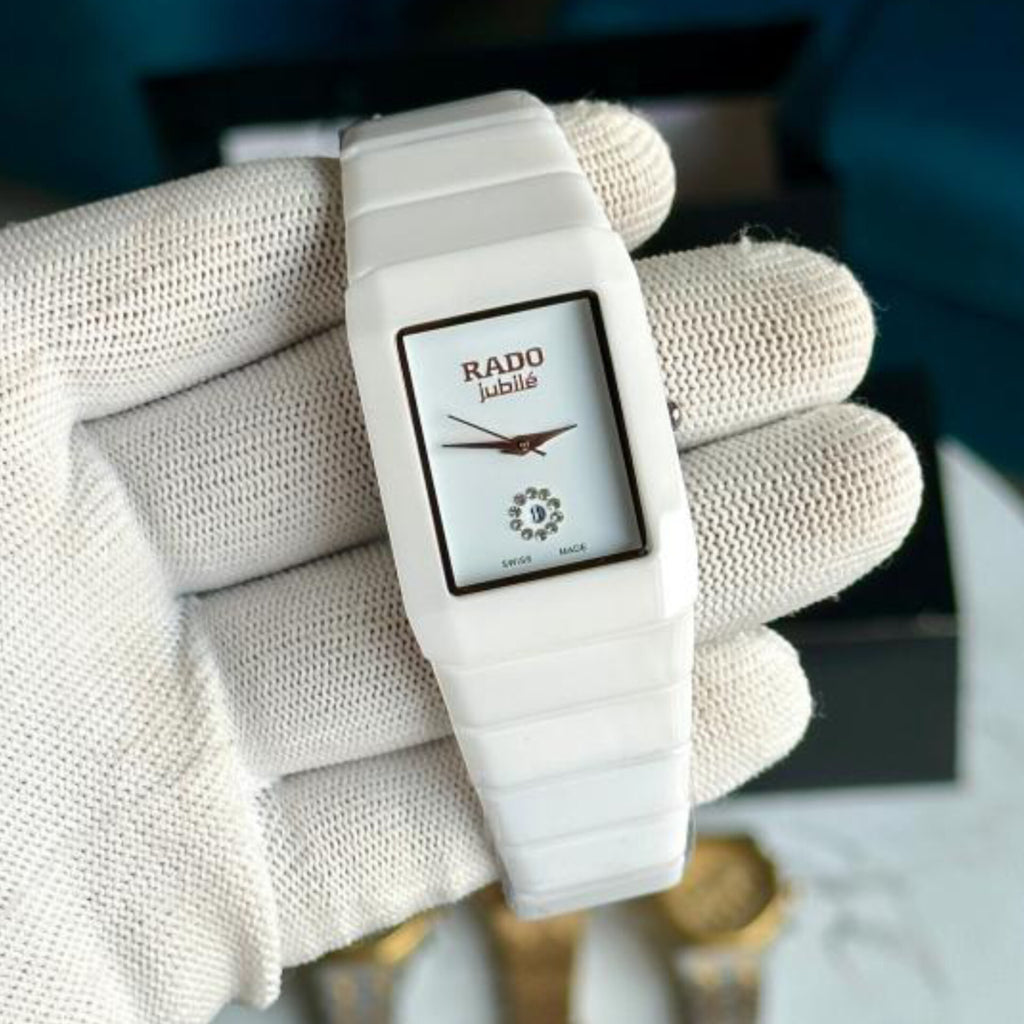 RADO JUBILE WHITE CERAMIC WATCH