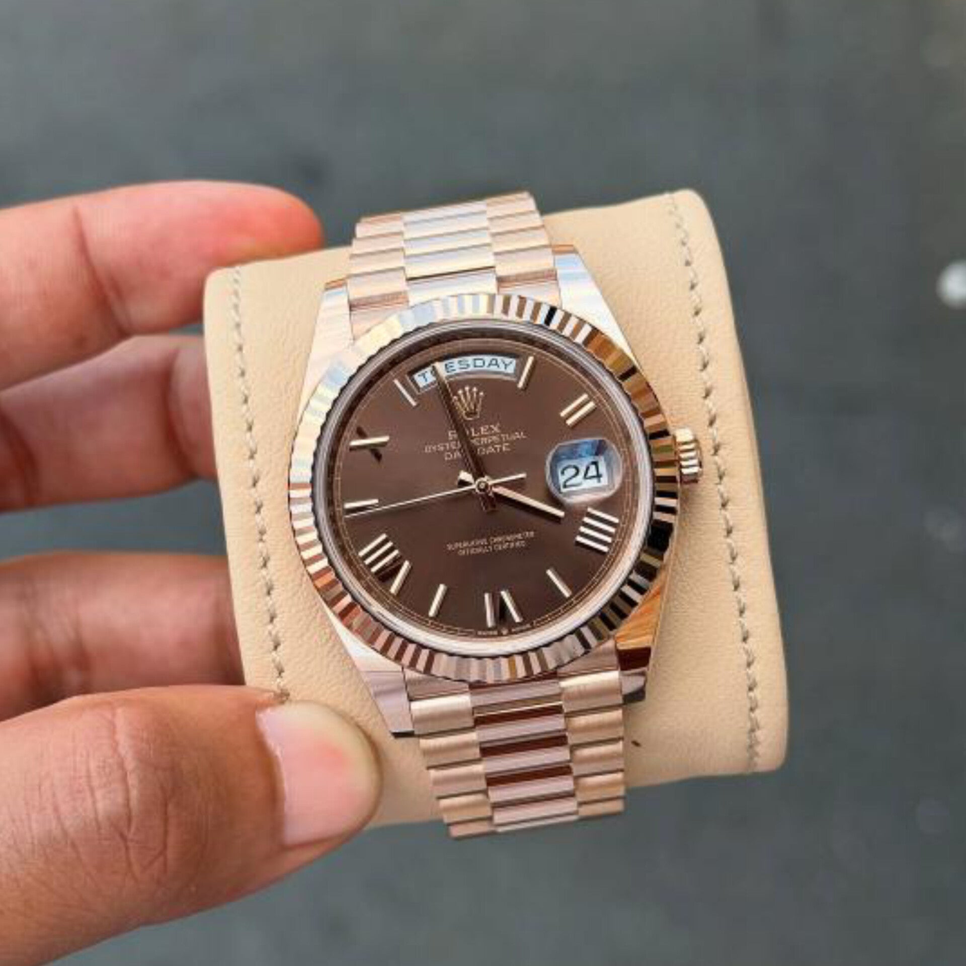 ROLEX DAY DATE CHOCOLATE (AUTOMATIC)