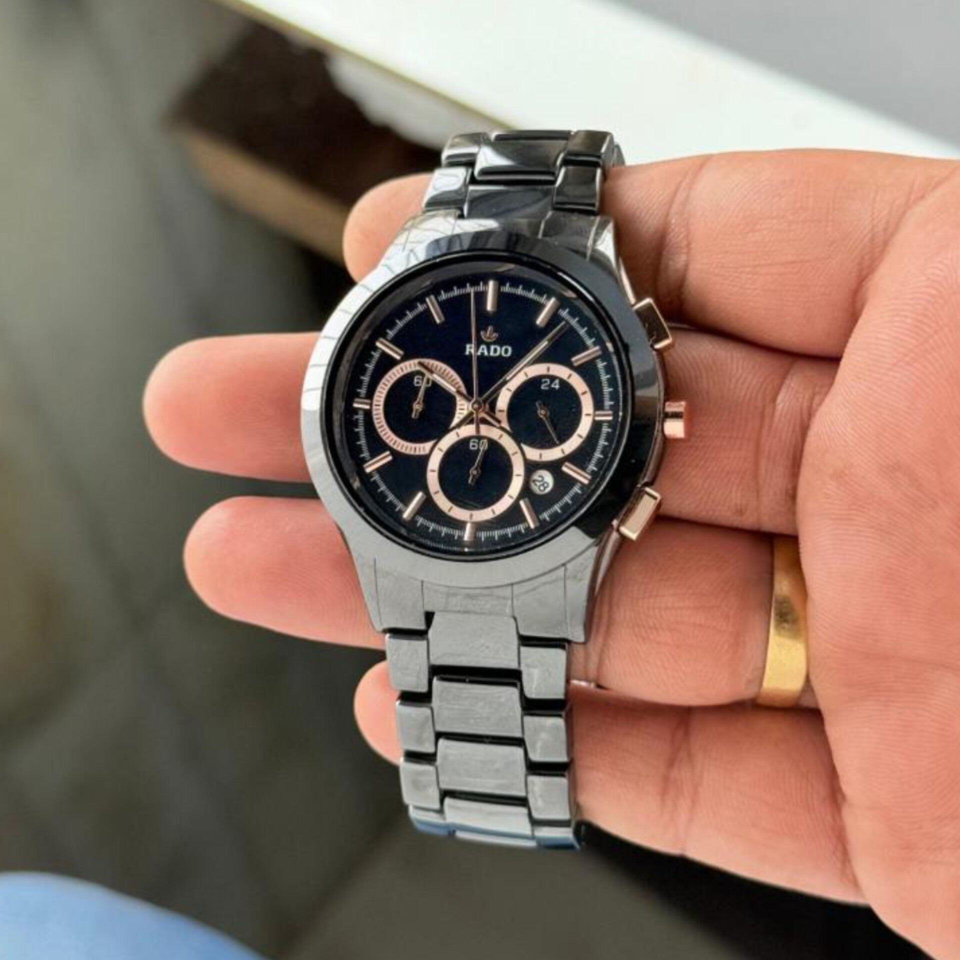 RADO HYPERCHROME CHRONOGRAPH (BLACK COPPER)
