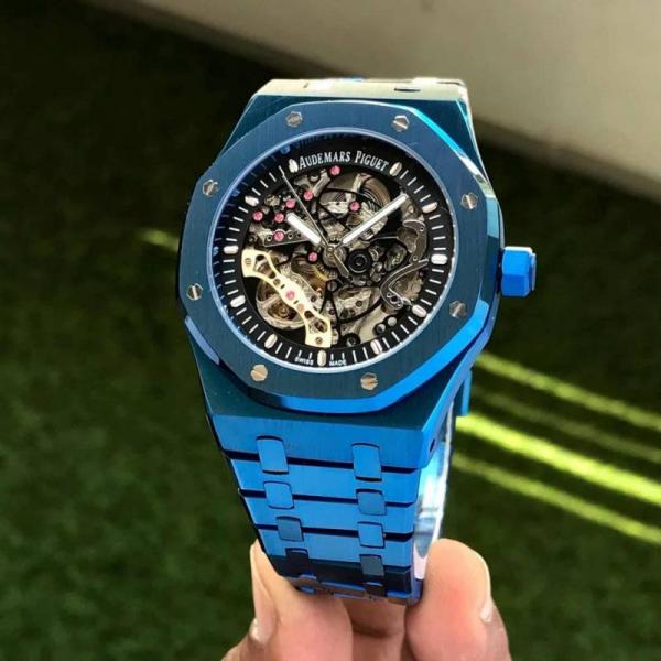 AUDEMARS PIGUET ROYAL OAK SKELETON BLUE (AUTOMATIC)