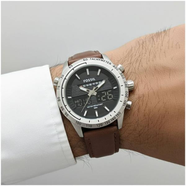 FOSSIL ANALOGUE DIGITAL WATCH