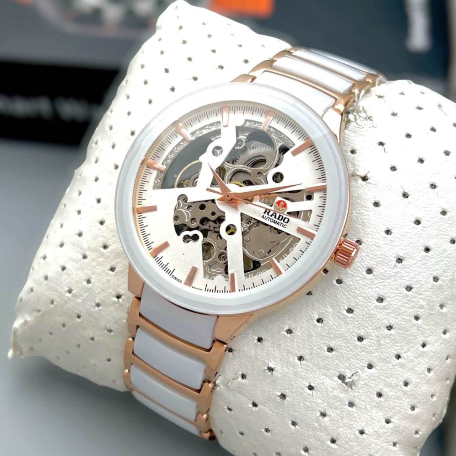 RADO CENTRIX ROSEGOLD WHITE JAPAN 1ST (AUTOMATIC)