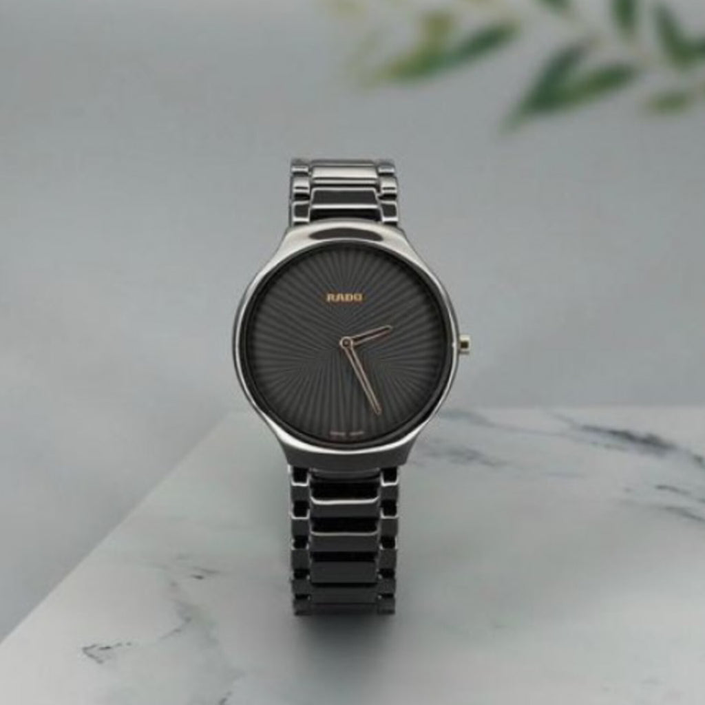 RADO TRUE THINLINE BLACK CERAMIC WATCH