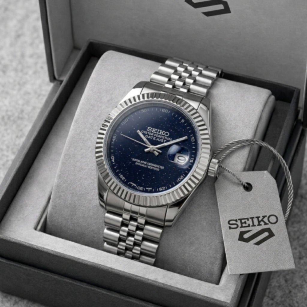 SEIKO GALAXY DATE-JUST (BLUE)