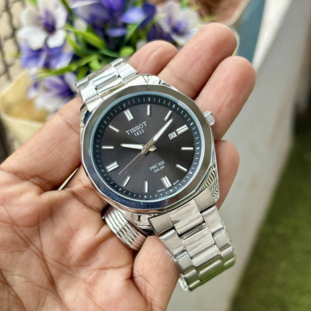 TISSOT PRC SOLAR (SILVER BLACK)