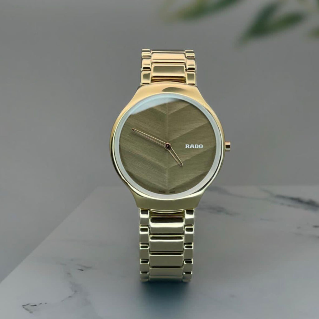 RADO TRUE THINLINE GREEN CERAMIC WATCH