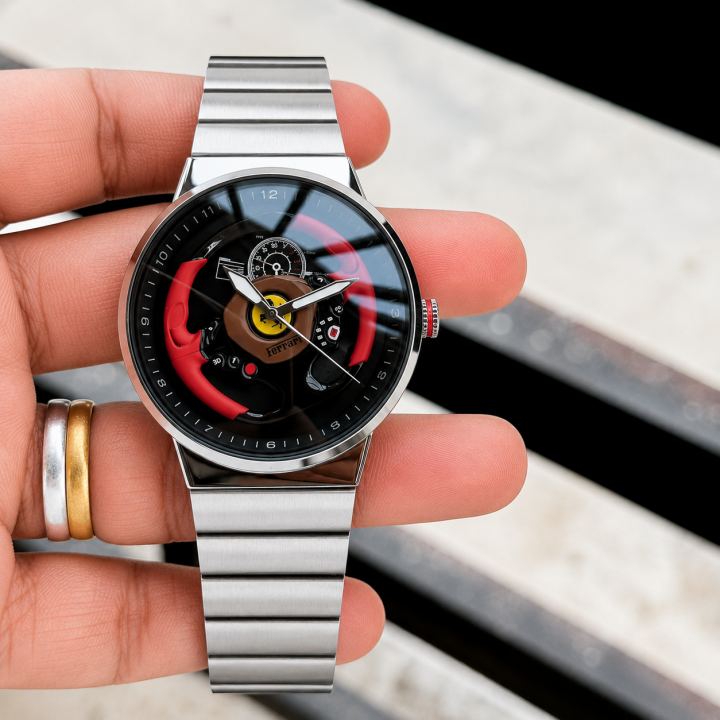 FERRARI SPIRIT SPINNER (SILVER)