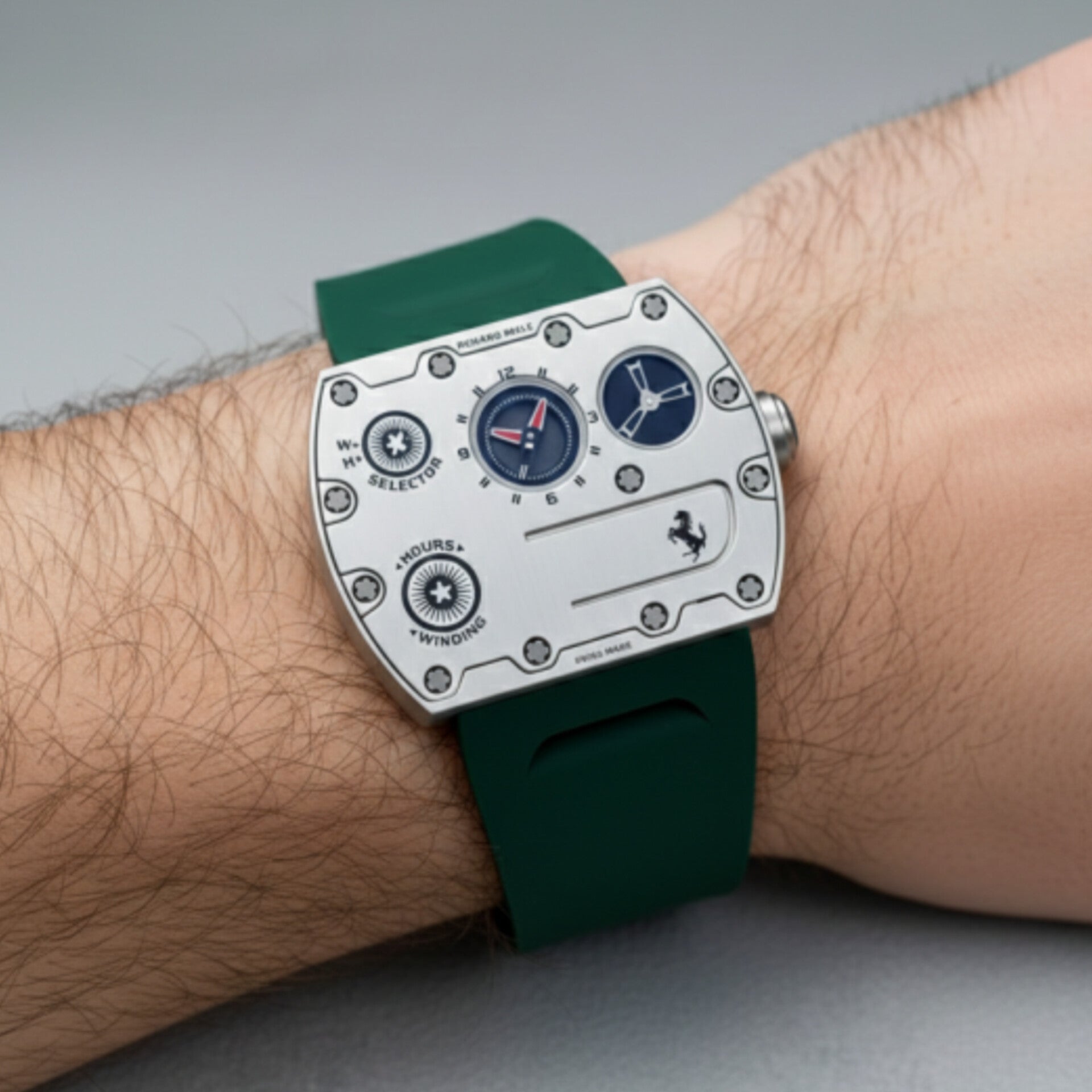 RICHARD MILLE TITANIUM SILVER GREEN