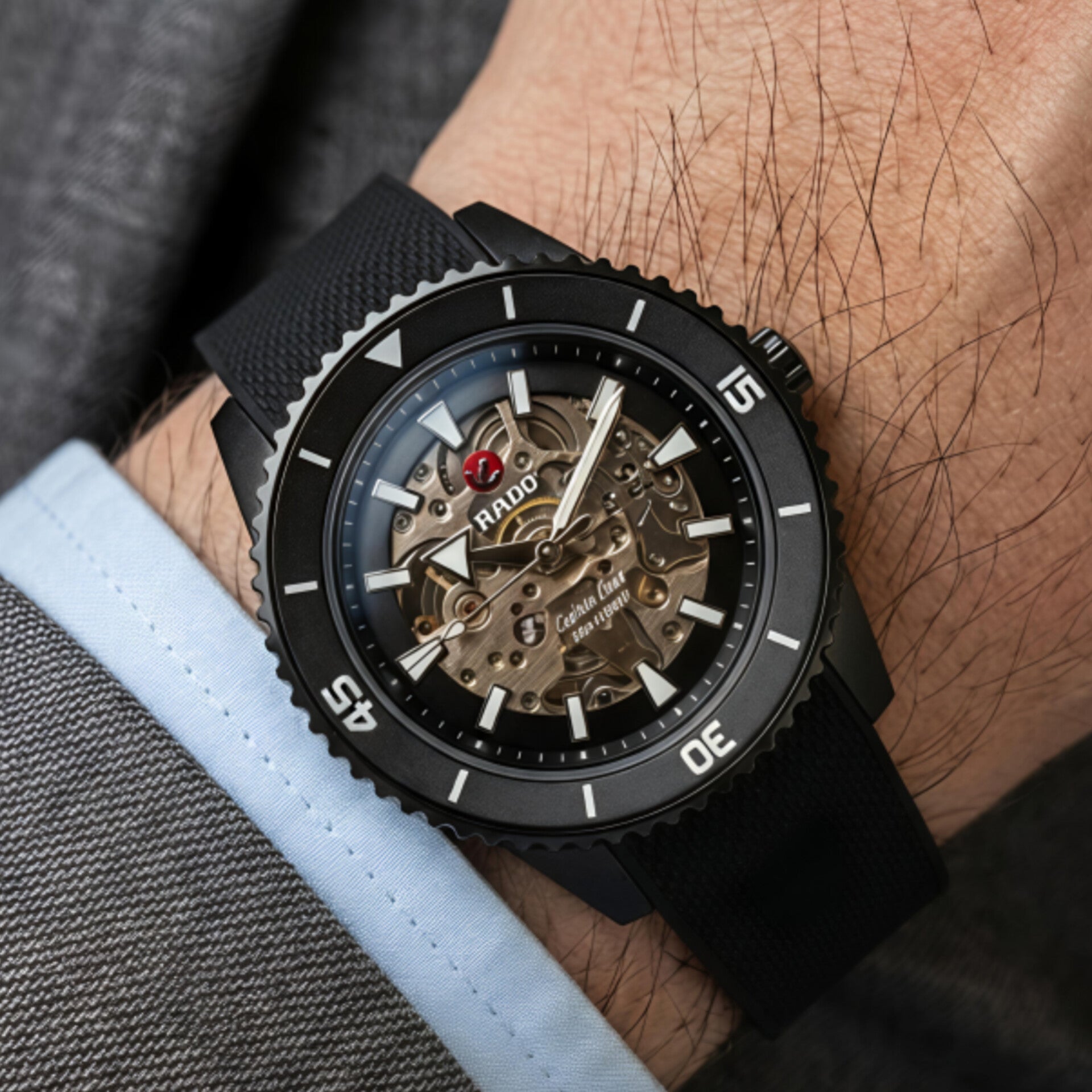 RADO CAPTAIN COOK SKELETON (AUTOMATIC)