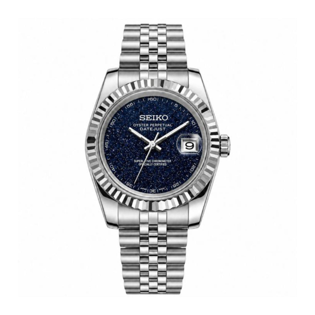 SEIKO GALAXY DATE-JUST (BLUE)