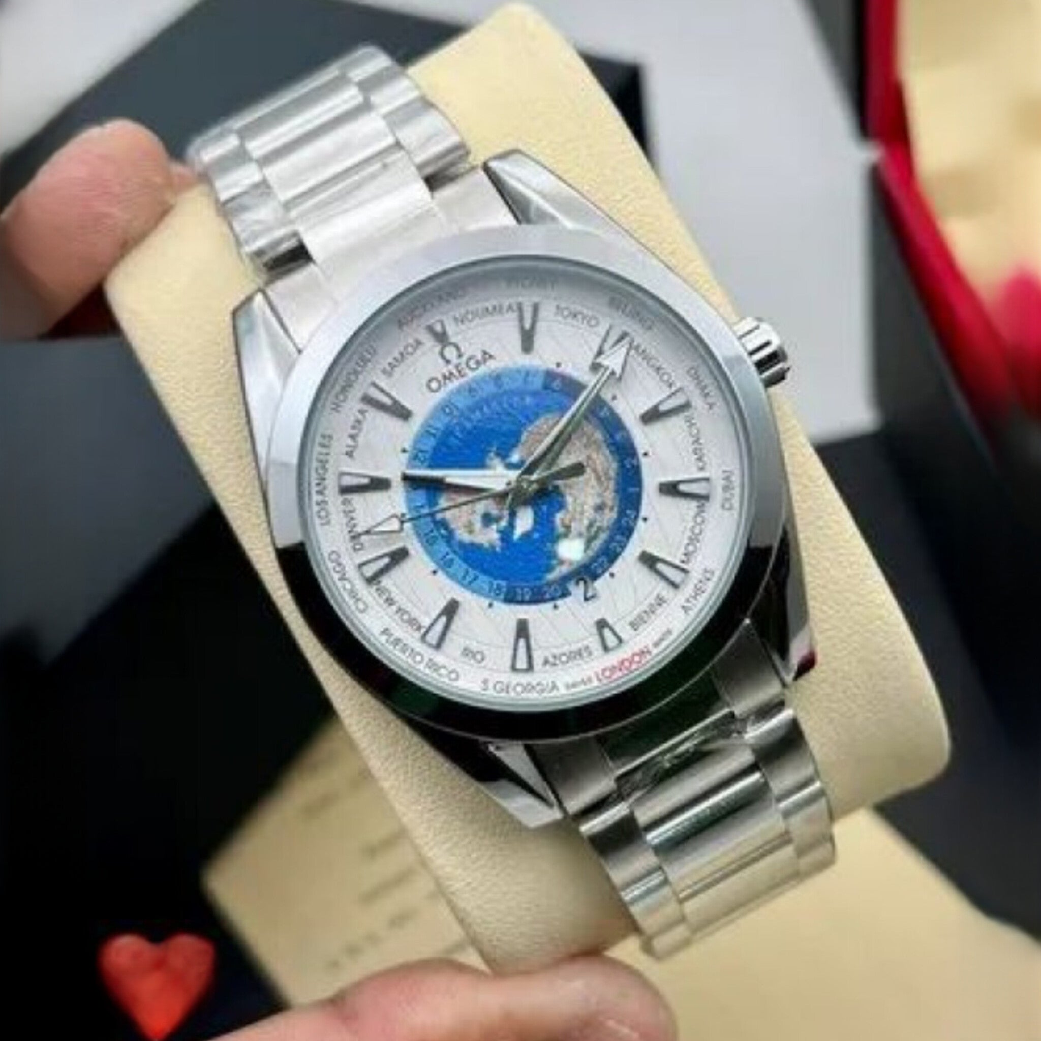 OMEGA SEAMASTER AQUA TERRA SILVER (CELL MODEL)