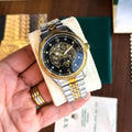 ROLEX CLASSIC GOLD BLACK TWO TONE (AUTOMATIC)