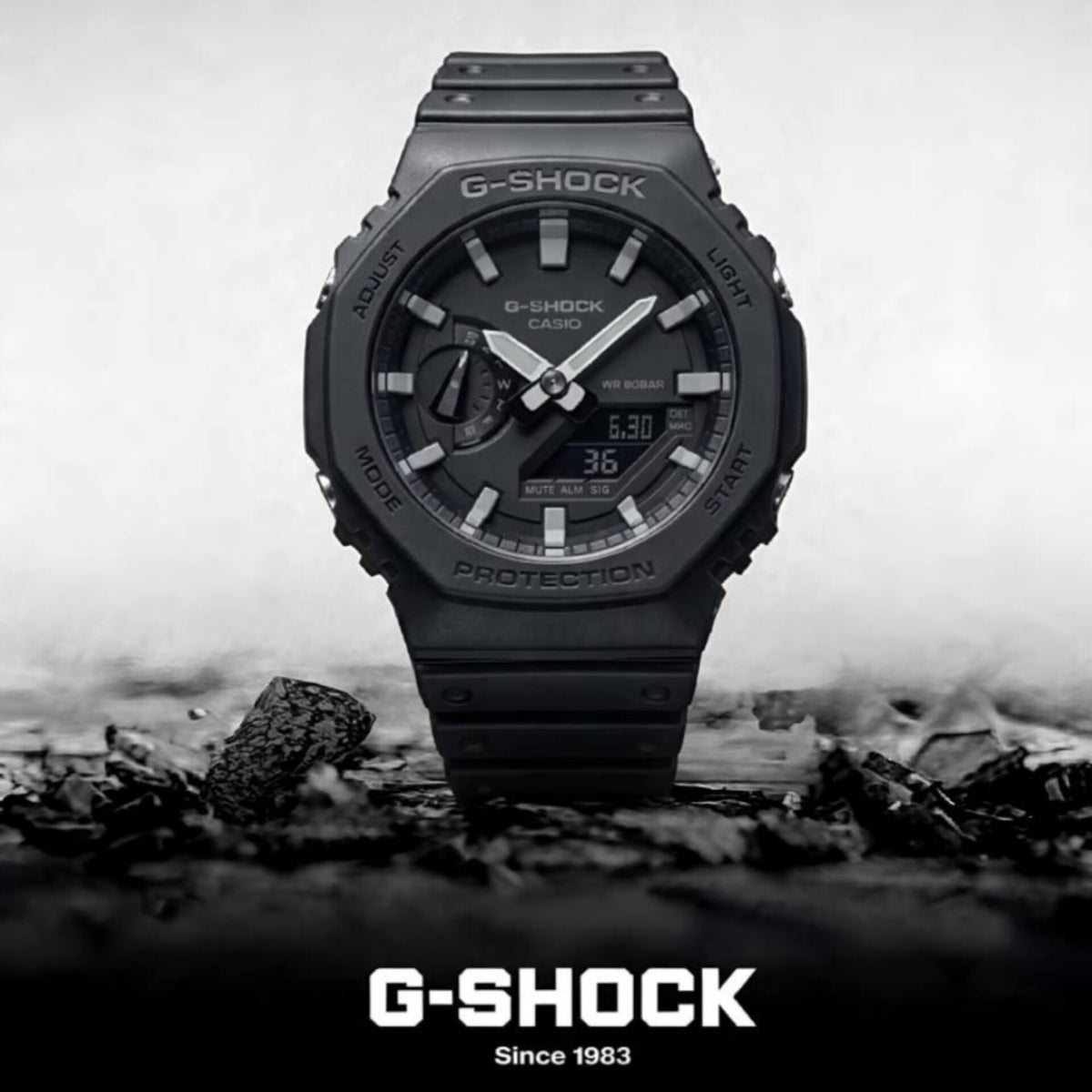 G SHOCK CASIO GA-2100 ANALOG-DIGITAL WITH ORIGINAL BOX