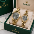 ROLEX AIR-KING GOLD GREY (COUPLE WATCH)