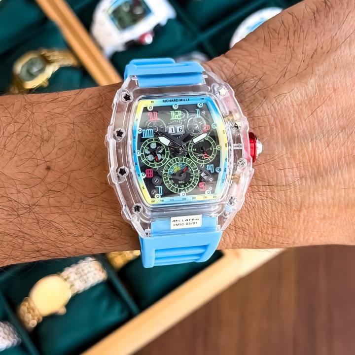 RICHARD MILLE CHRONOGRAPH SKY BLUE