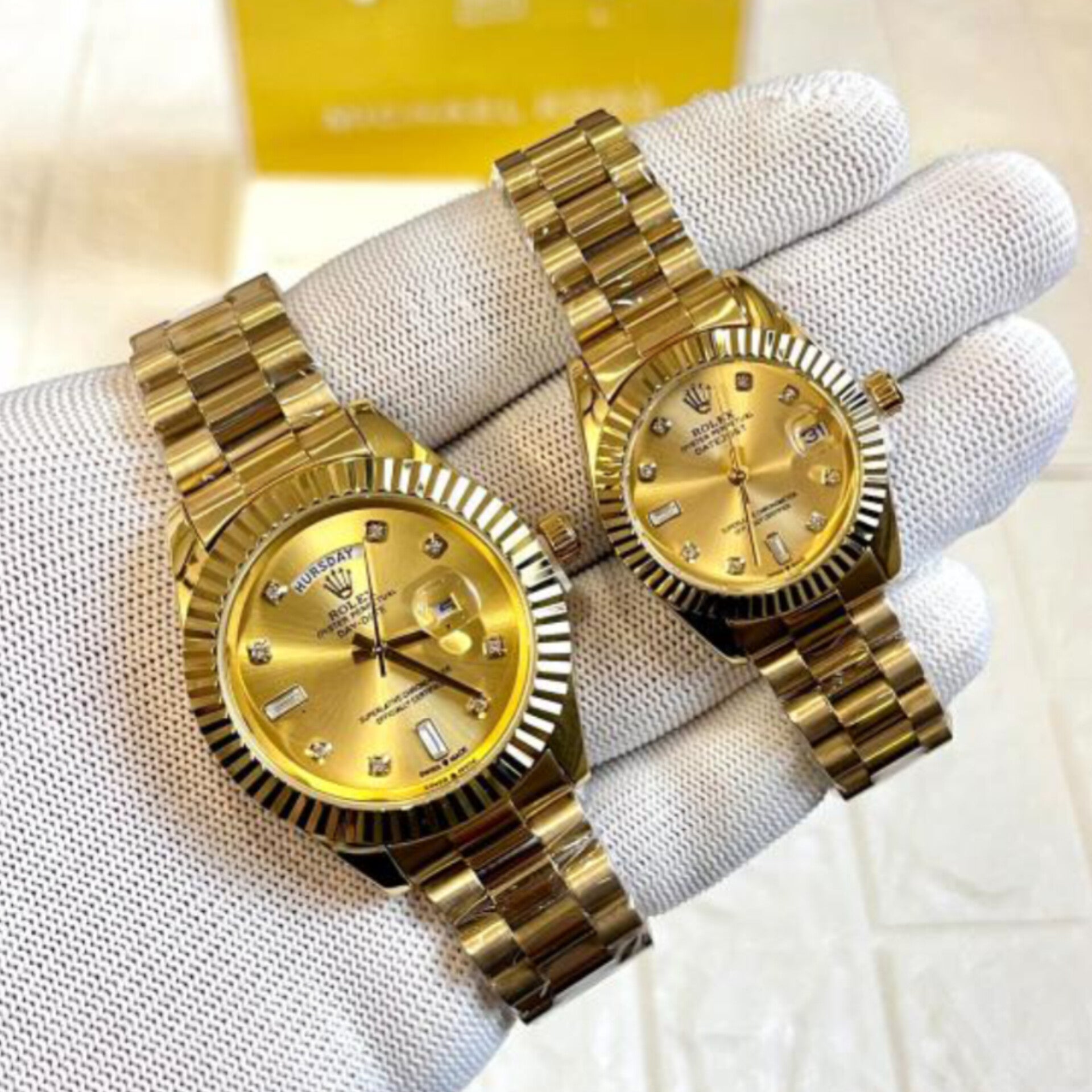 ROLEX DAY DATE GOLD (COUPLE WATCH)