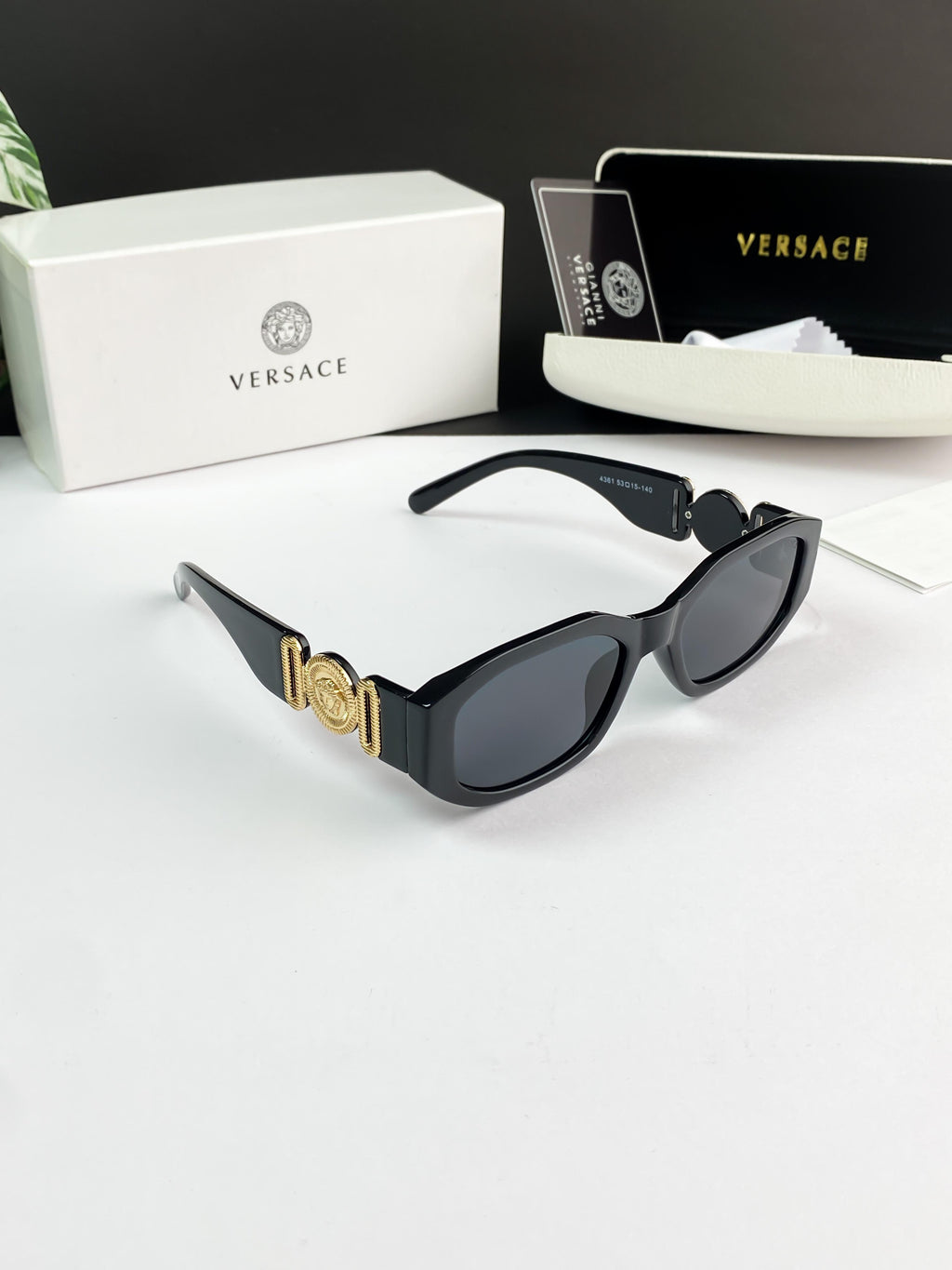 VERSACE SUNGLASSES WITH ORIGINAL BOX AND KIT