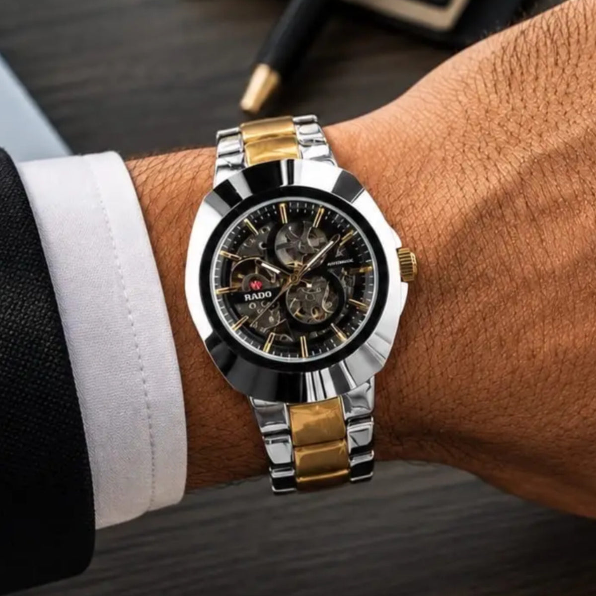 RADO DIASTAR TWO-TONE BLACK (AUTOMATIC)