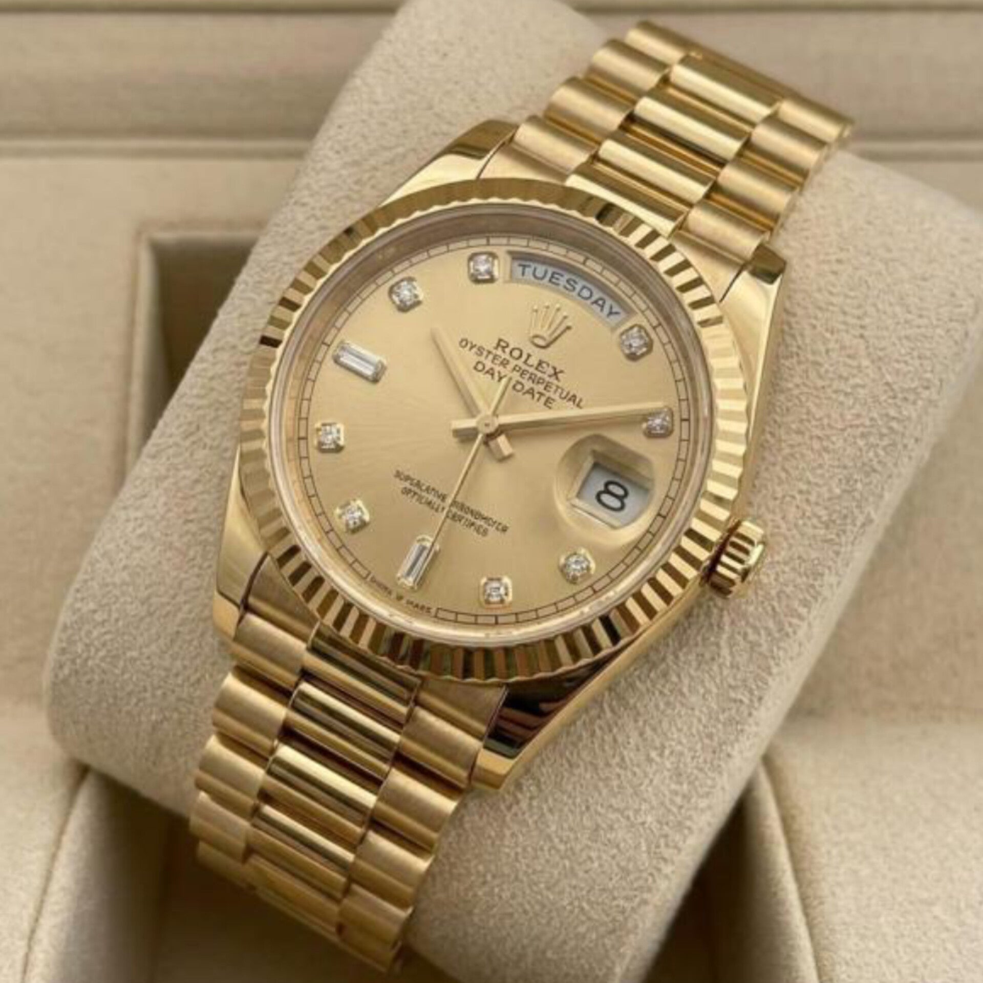 ROLEX DAY DATE FULL GOLD (CELL MODEL)