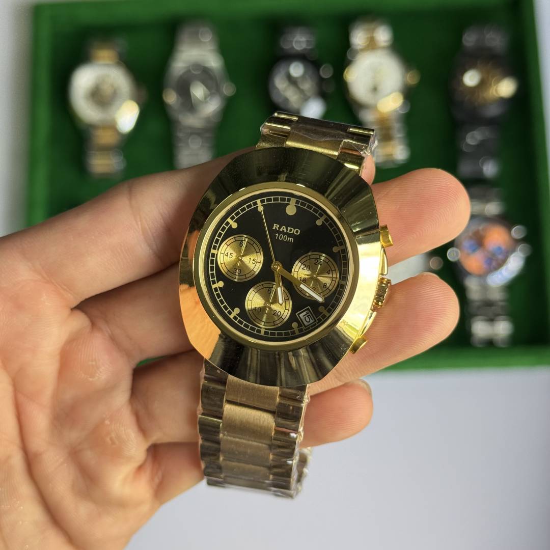 RADO DIASTAR CHRONOGRAPH GOLD BLACK (CELL MODEL)