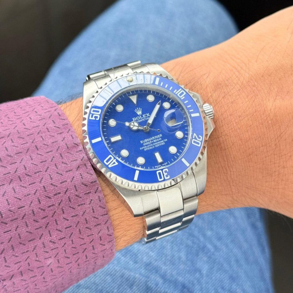 ROLEX SUBMARINER SILVER BLUE  (CELL MODEL)