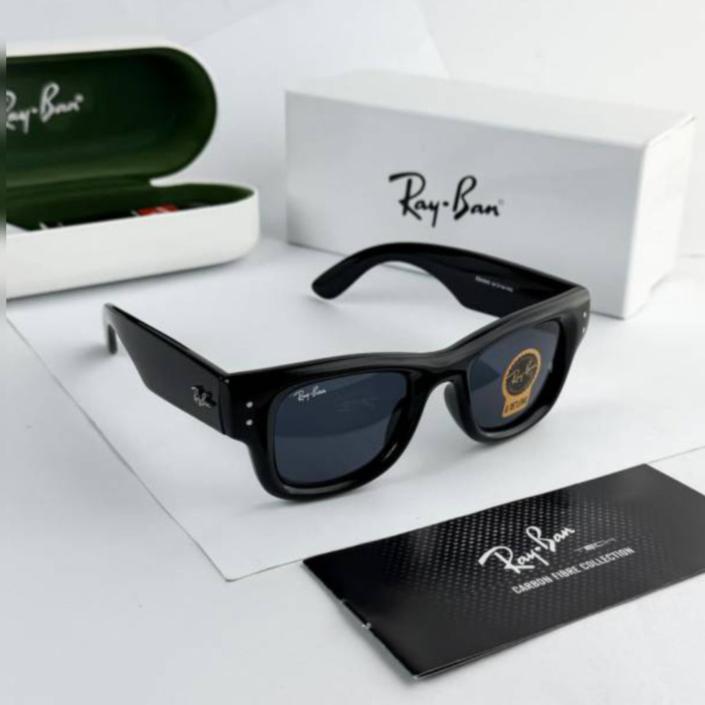 RAYBAN PUFFER SUNGLASSES WITH ORIGINAL BOX AND KIT