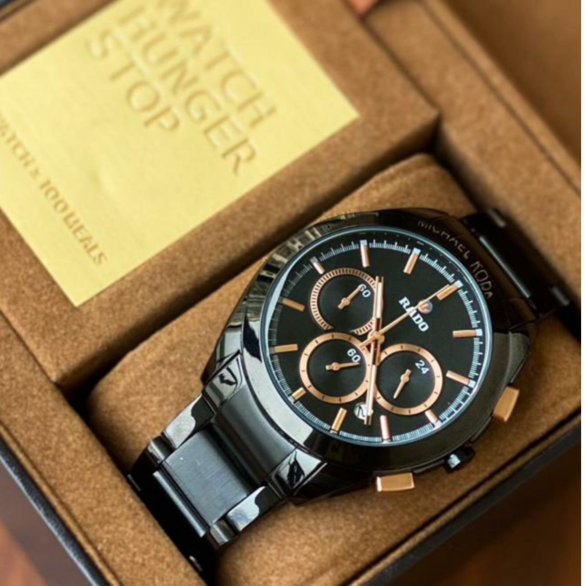 RADO HYPERCHROME CHRONOGRAPH (BLACK COPPER)