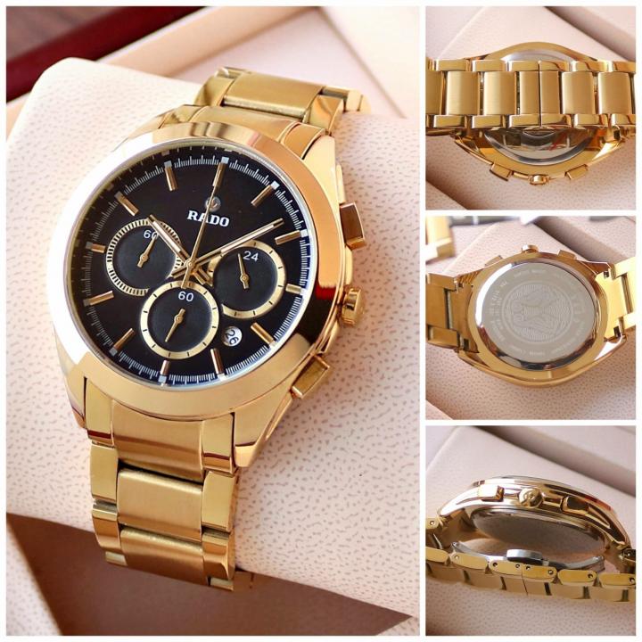 RADO HYPERCHROME CHRONOGRAPH (GOLD BLACK)