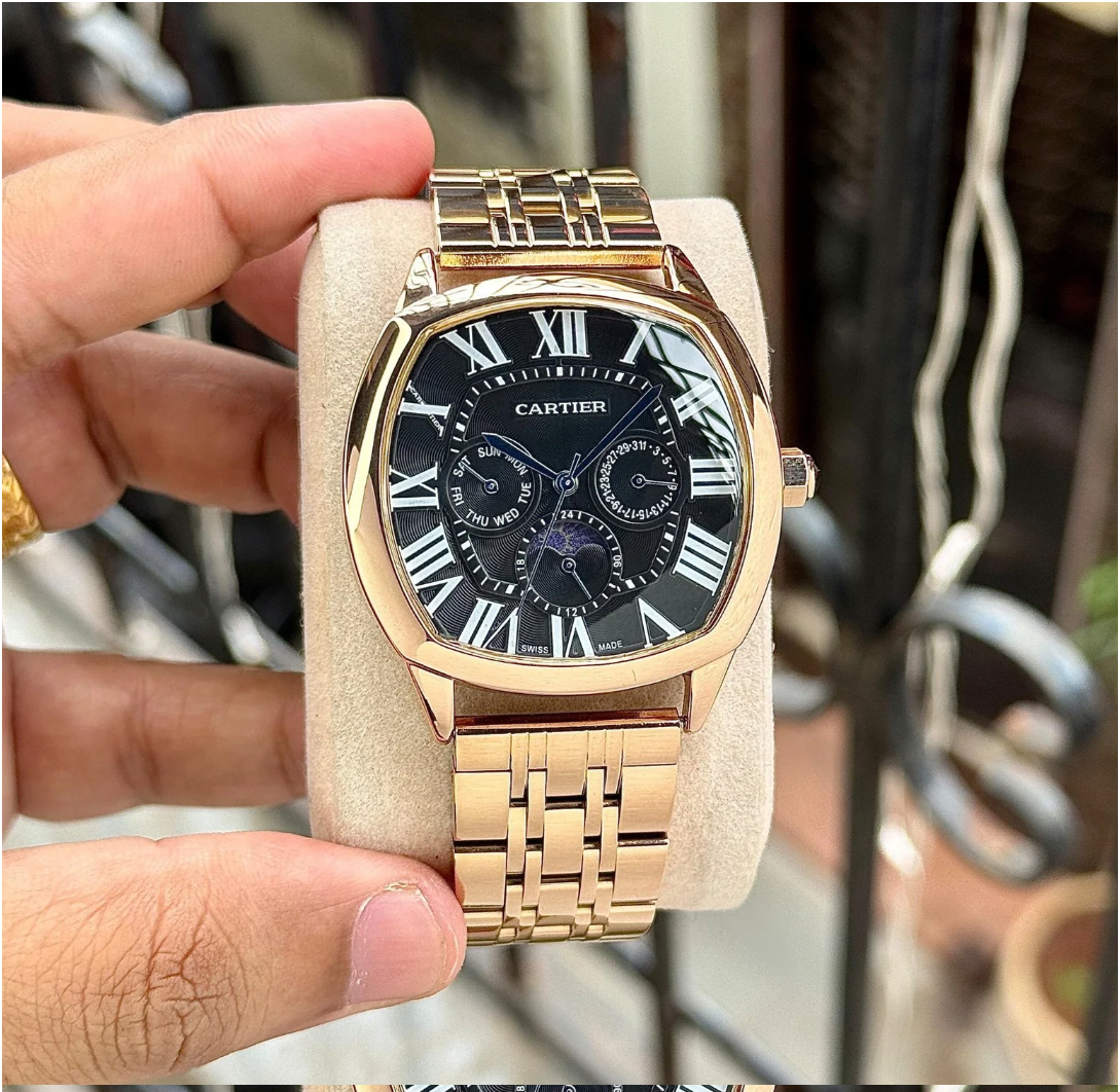 CARTIER SUN-MOON CHRONOGRAPH ROSE GOLD