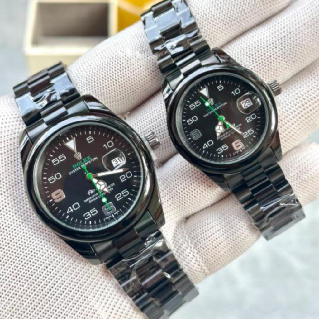 ROLEX AIR-KING BLACK (COUPLE WATCH)