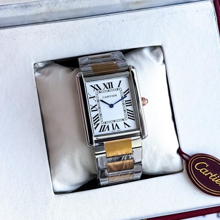 CARTIER TANK CLASSIC SILVER GOLD