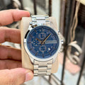 ARMANI EXCHANGE HAMPTON CHRONOGRAPH SILVER BLUE