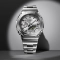 G-SHOCK GM-2110D-3AER METAL WATCH (SILVER) WITH ORIGINAL METAL BOX