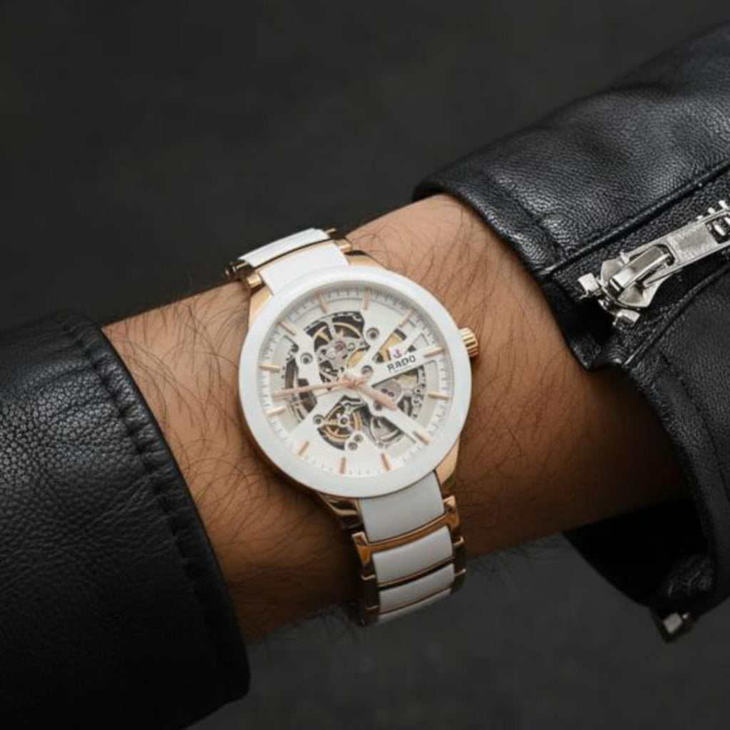 RADO CENTRIX ROSEGOLD WHITE JAPAN 1ST (AUTOMATIC)