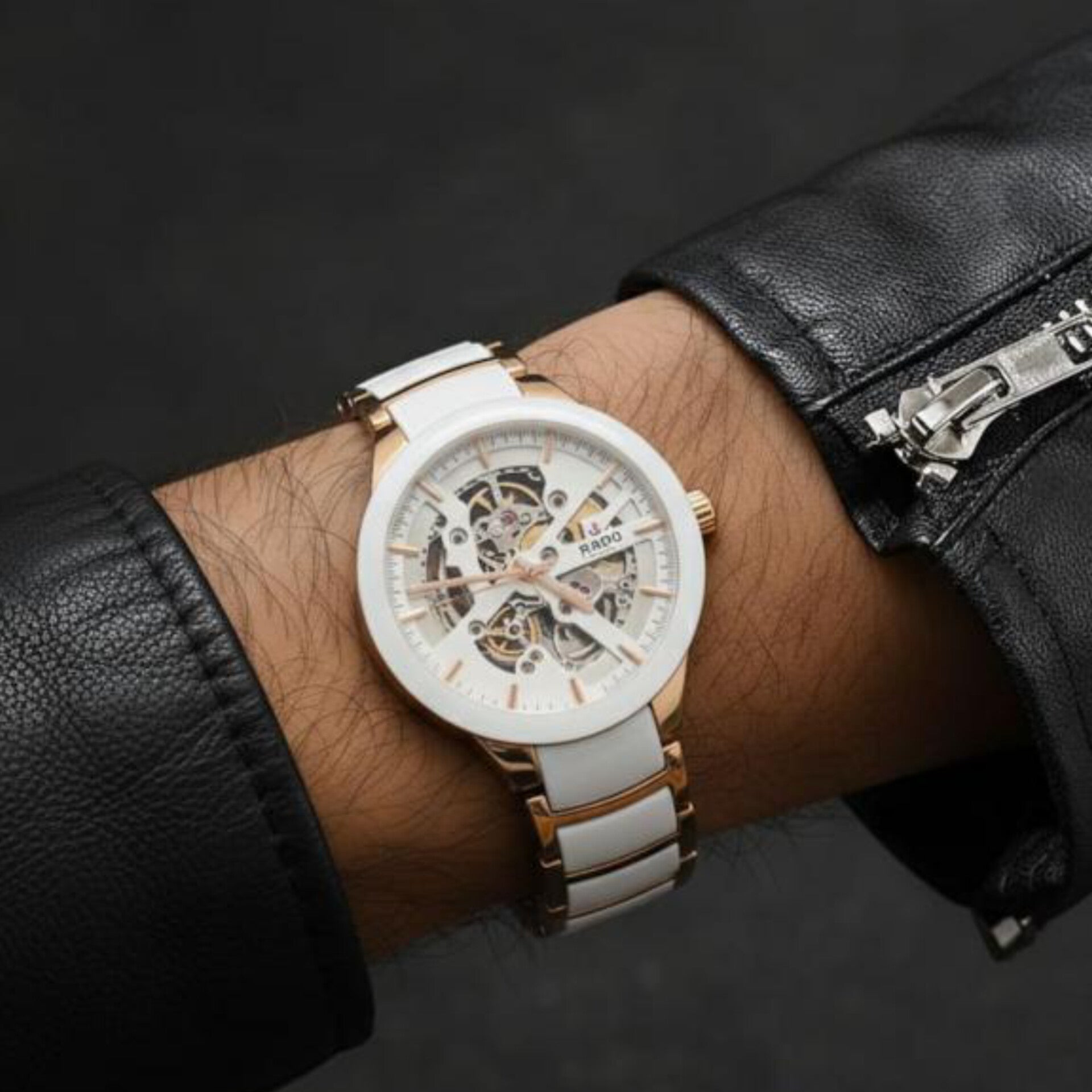 RADO CENTRIX ROSEGOLD WHITE JAPAN 1ST (AUTOMATIC)