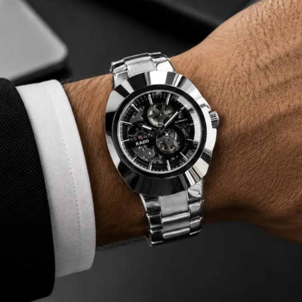 RADO DIASTAR SILVER BLACK (AUTOMATIC)