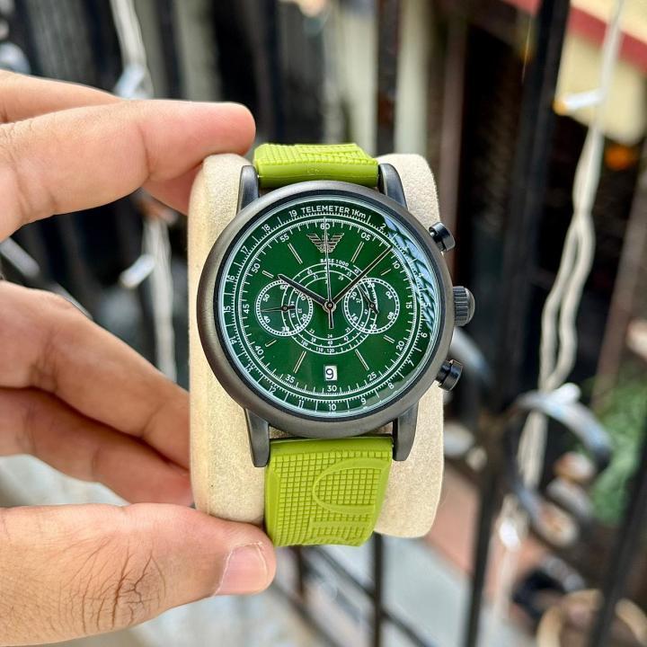 EMPORIO ARMANI TELEMETER FULL GREEN