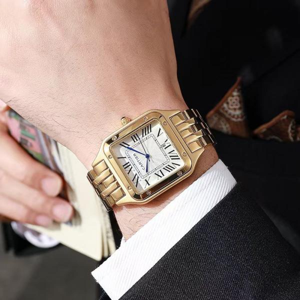 CARTIER SANTOS WHITE GOLD (JAPAN OG MACHINE)