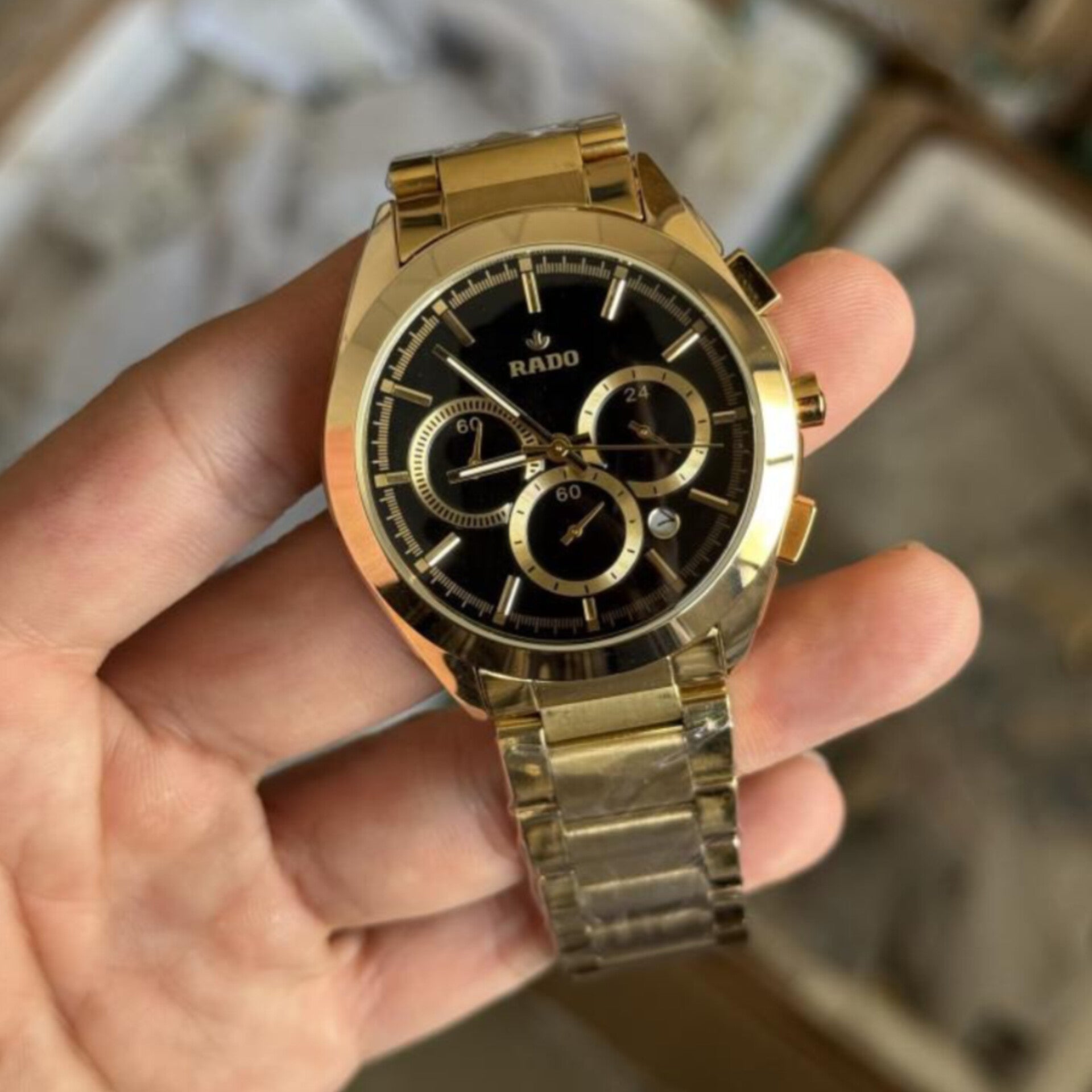 RADO HYPERCHROME CHRONOGRAPH (GOLD BLACK)