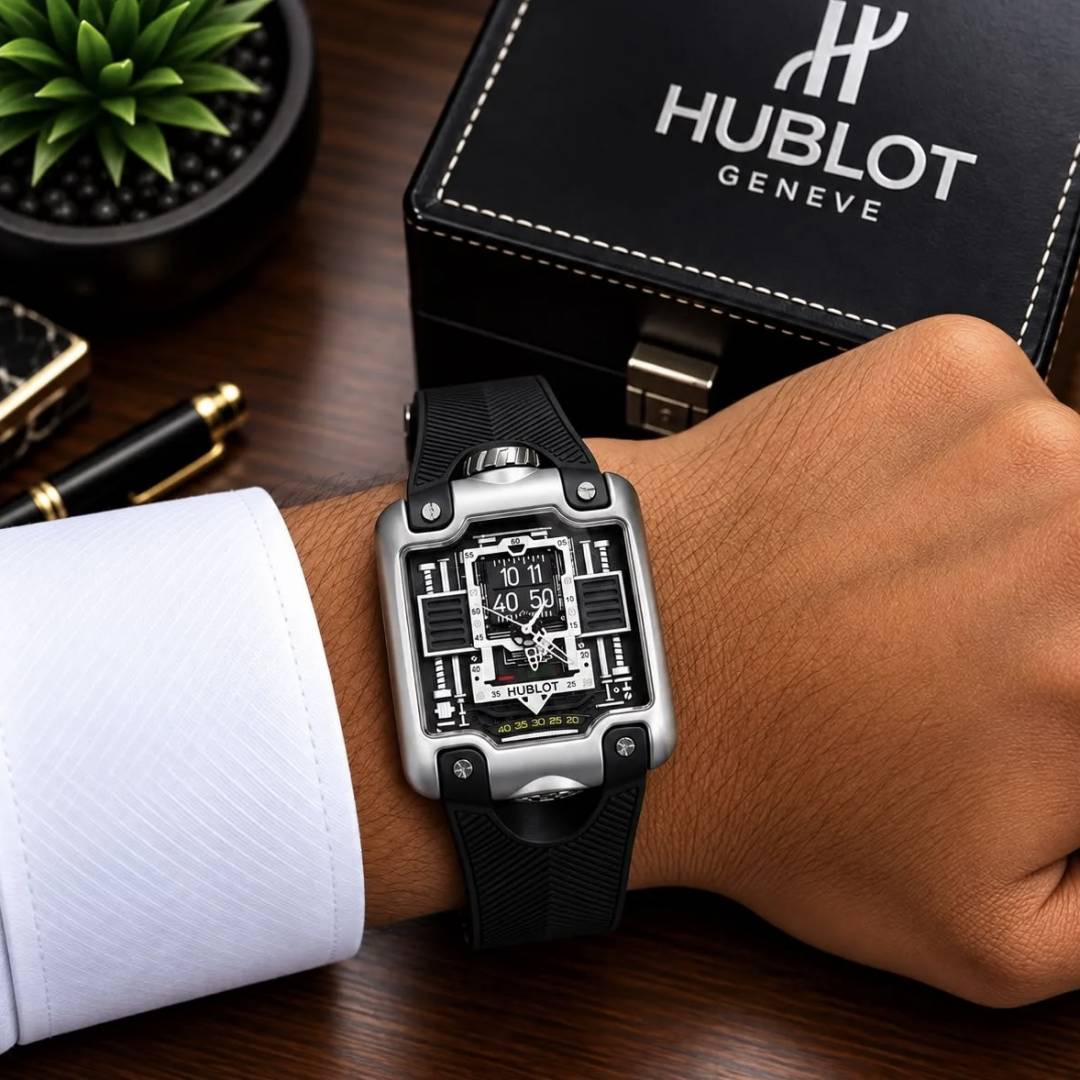 HUBLOT MP-10 TOURBILLION (SILVER BLACK)
