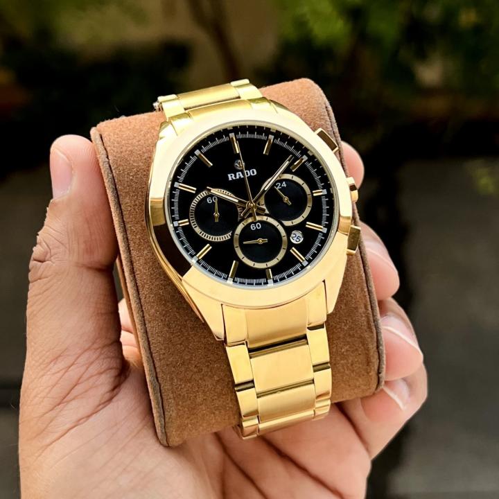 RADO HYPERCHROME CHRONOGRAPH (GOLD BLACK)