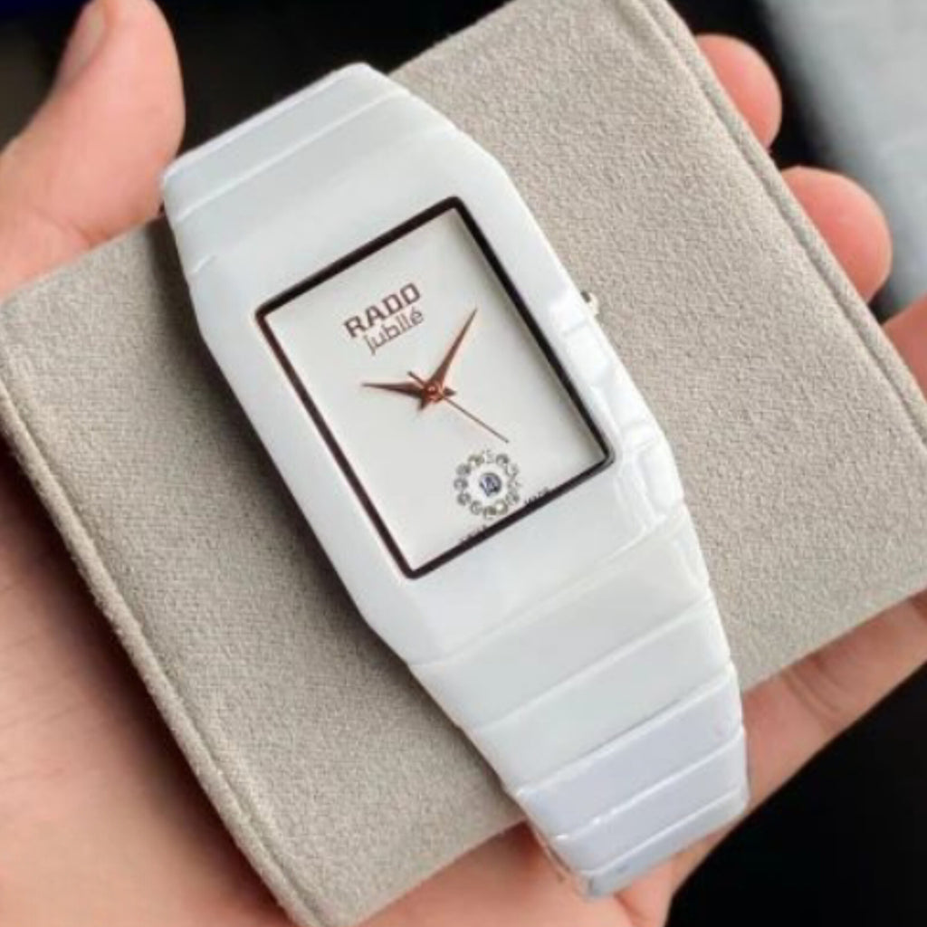 RADO JUBILE WHITE CERAMIC WATCH