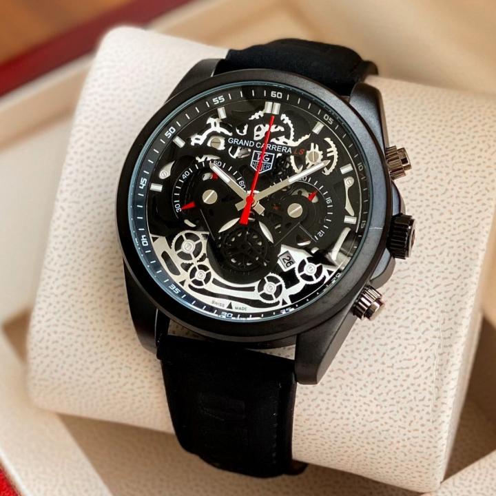 TAG HEUER CR7 BLACK CHRONOGRAPH WATCH