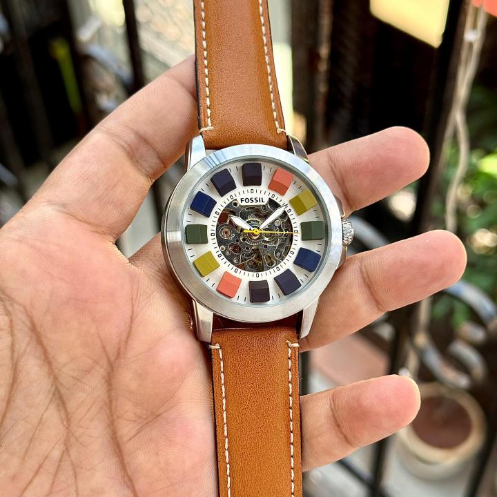 FOSSIL GRANT SKELETON AUTOMATIC WATCH