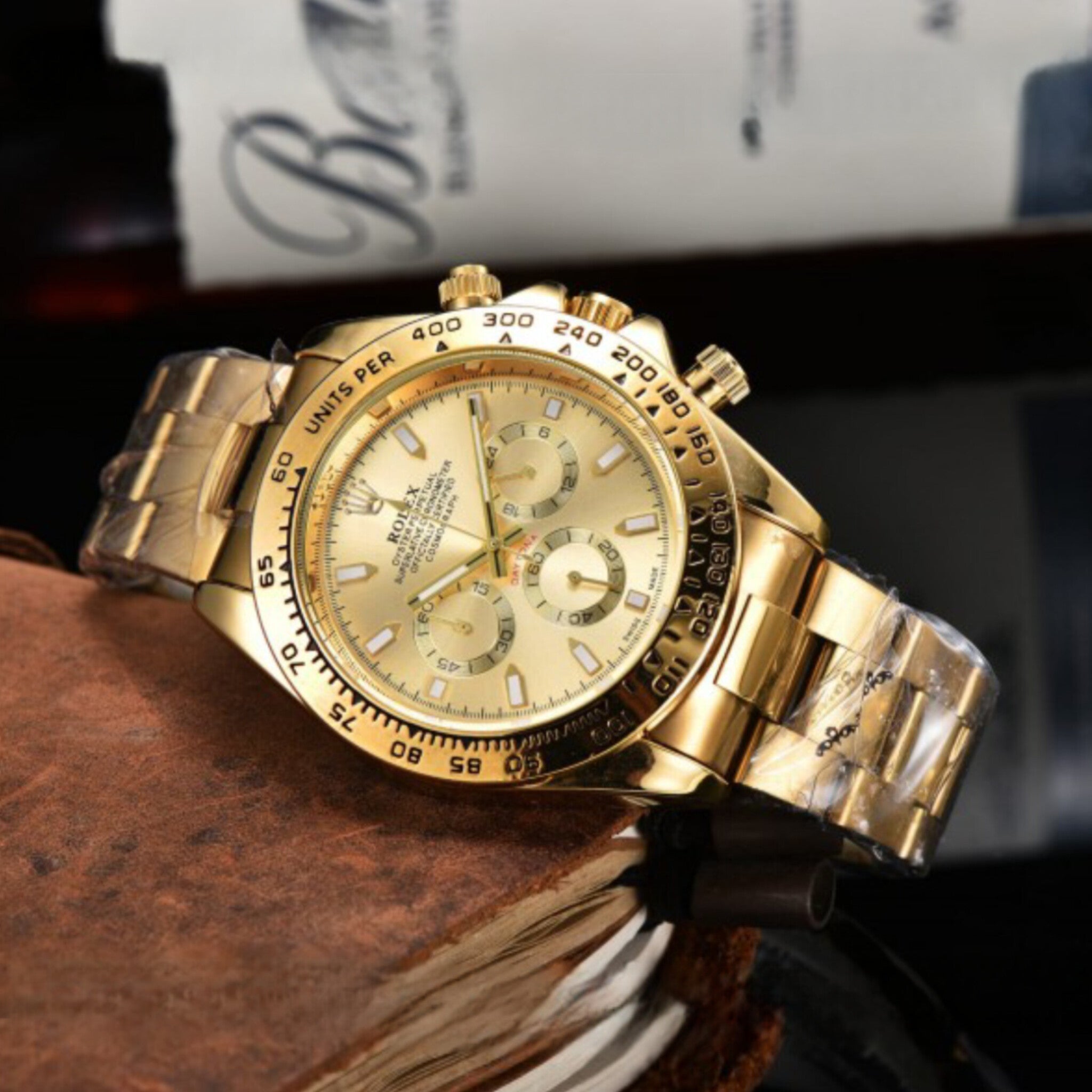 ROLEX DAYTONA FULL GOLD (AUTOMATIC)