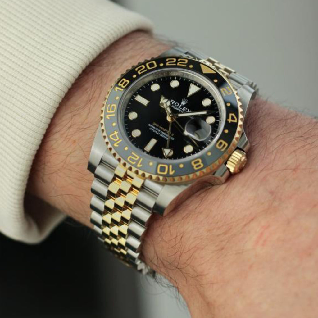ROLEX GMT MASTER II DUALTONE  BLACK (CELL MODEL)