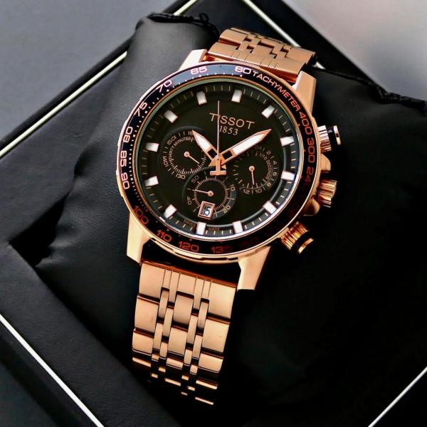 TISSOT 1853 SUPER SPORT CHRONOGRAPH WATCH (COPPER BLACK)