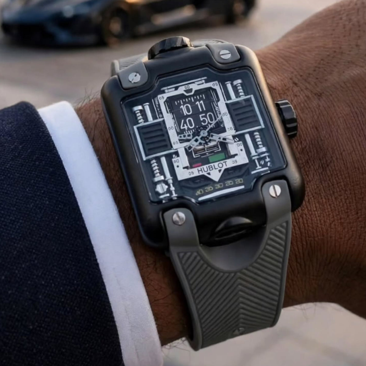 HUBLOT MP-10 TOURBILLION (GREY BLACK)
