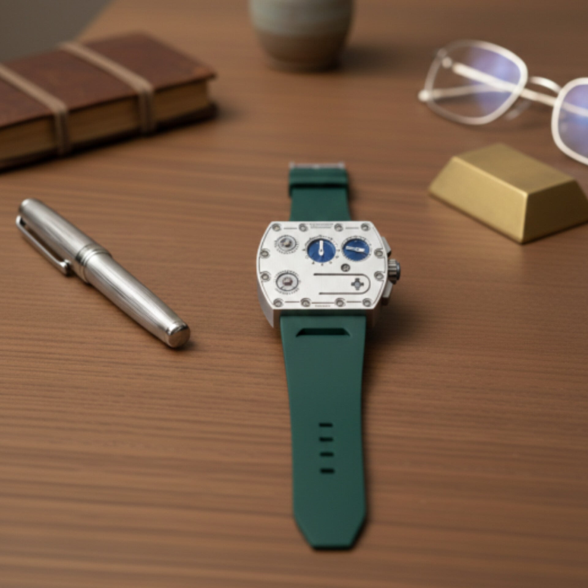 RICHARD MILLE TITANIUM SILVER GREEN