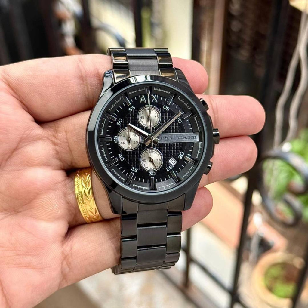 ARMANI EXCHANGE HAMPTON CHRONOGRAPH FULL BLACK